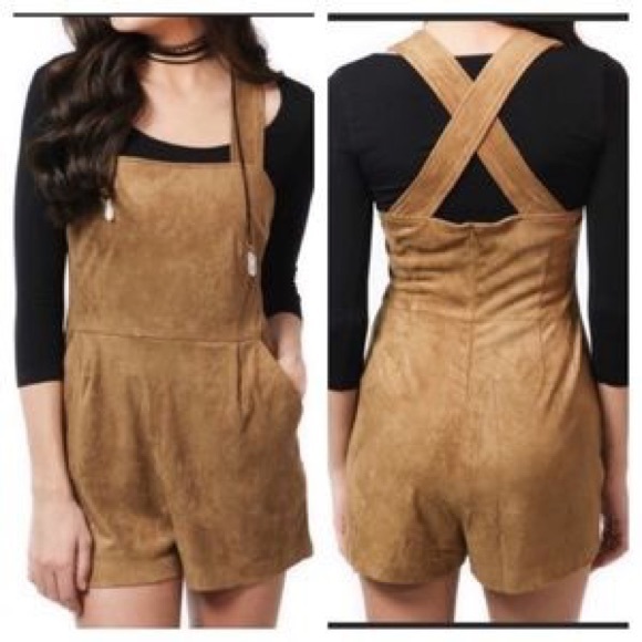 BB Dakota Pants - BB Dakota Faux Suede Romper